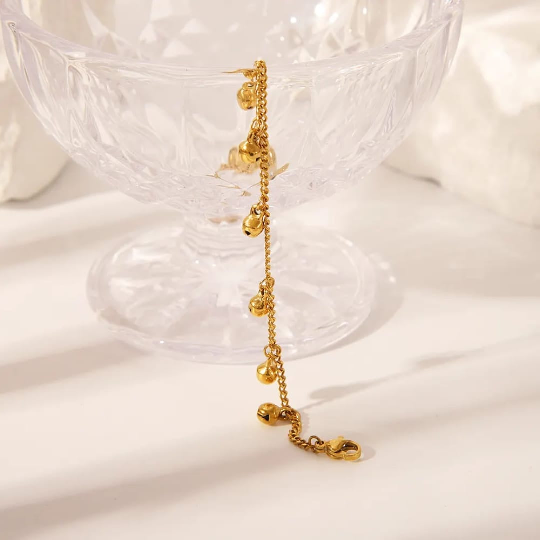 Sigma Golden Bead Bracelet For College Going Girls
