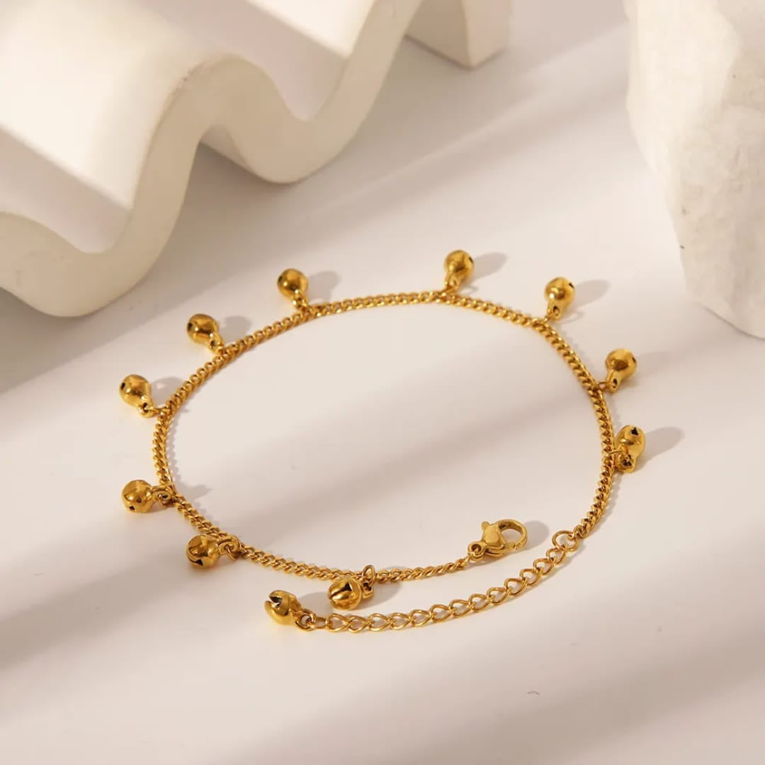 Sigma Golden Bead Bracelet For College Going Girls