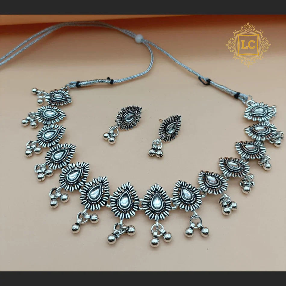Oxidised Necklace Set