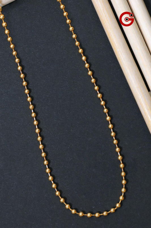 SIGMA GOLD PLATED NECKLACE CHAINS DAILY WEAR CHAINS.