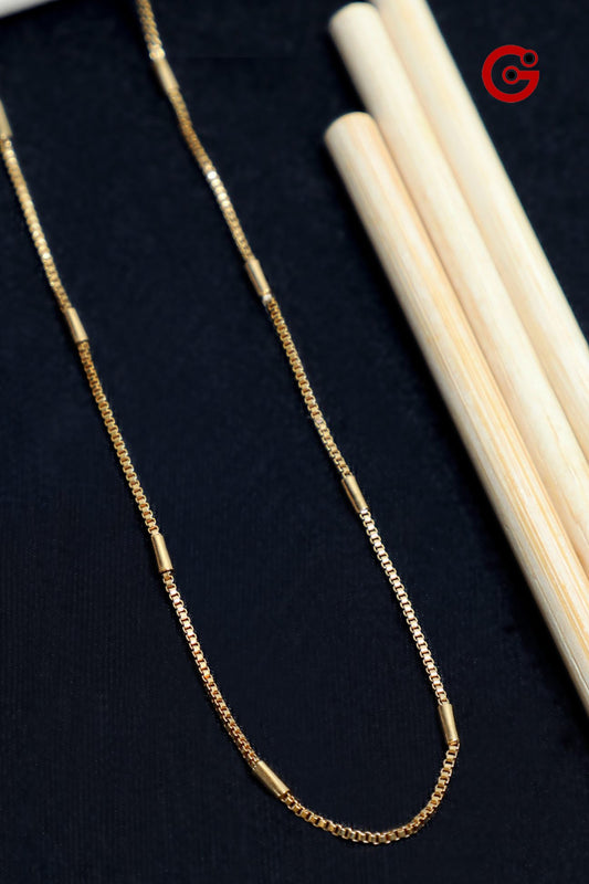 Sigma Golden light Gold Plated Chain Necklaces & Chains