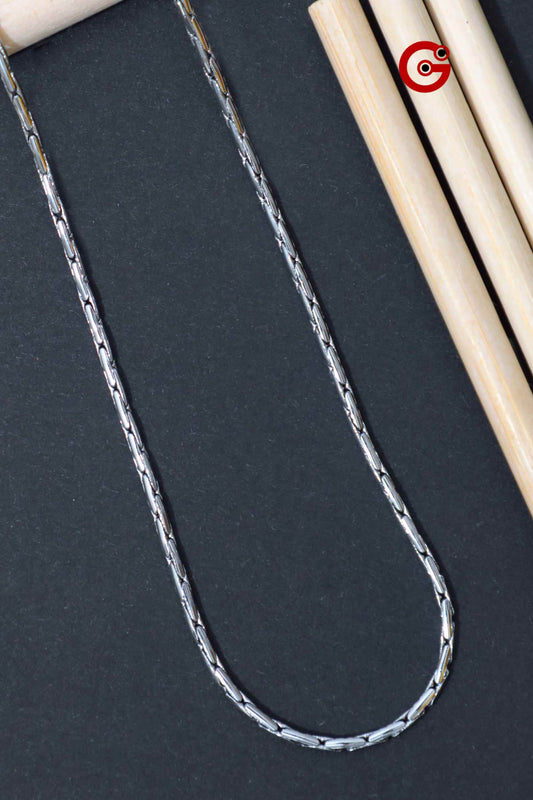 Sigma OBLIQ Latest designer silver Necklace chain for women and girls