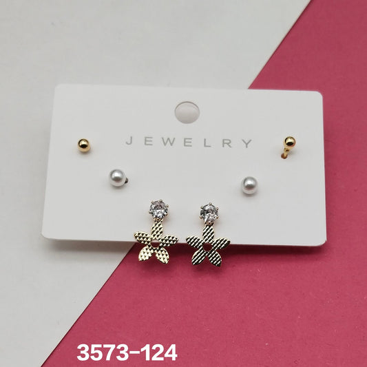 Sigma Trendy Korean Gold Plated Earrings