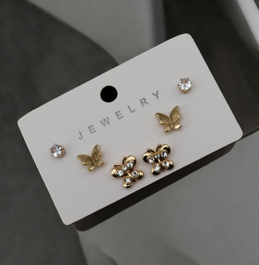 Sigma 3 pair Earring fo women Korean earrings