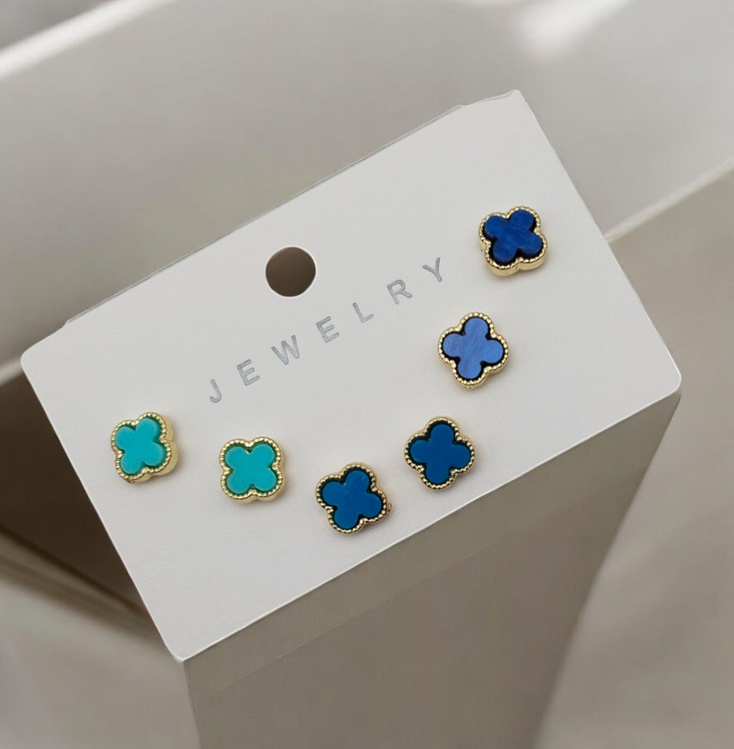 Sigma Flower Earrings Four-Leaf Clover