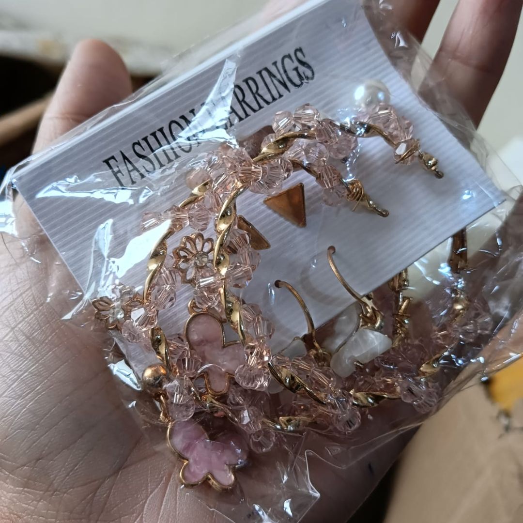 Sigma Set of 6 Korean earring