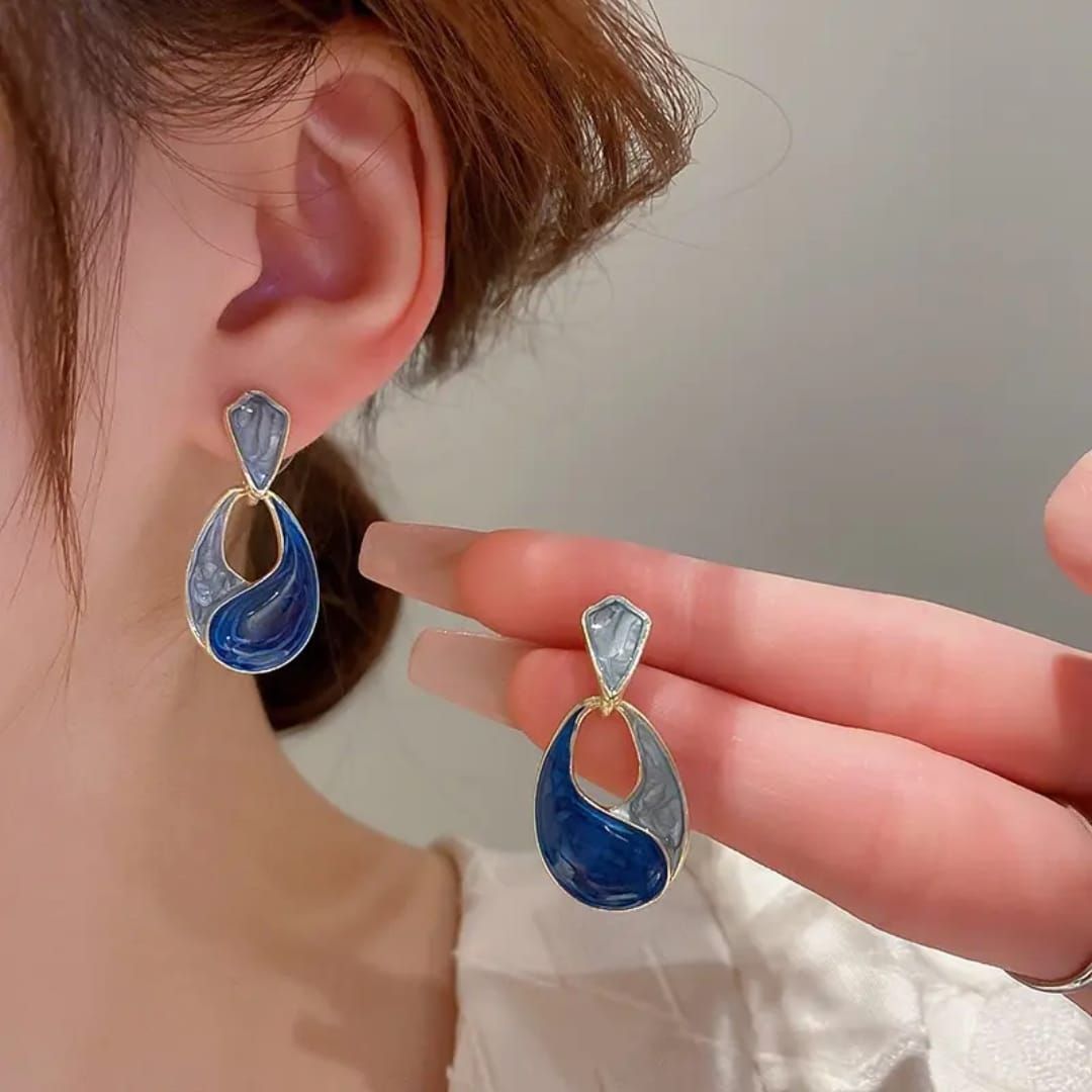Sigma Blue Ocean 🌊 Theme Earring