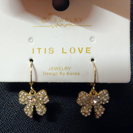 Sigma Bow Diamond Earrings