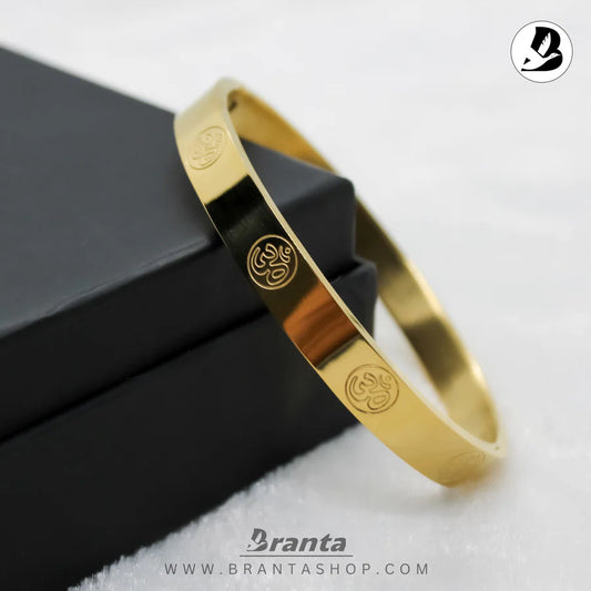 Sigma Stunning Om Men's Gold Bracelet