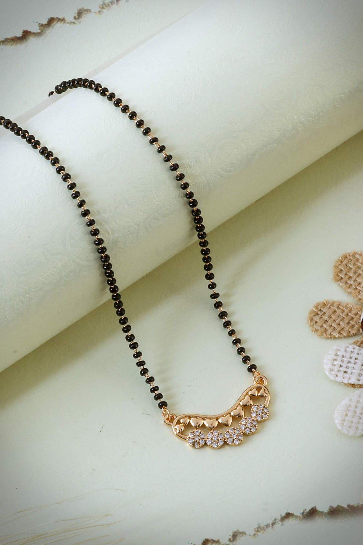 Sigma Western Wear Striking American Diamond Studded Women's Mangalsutra
