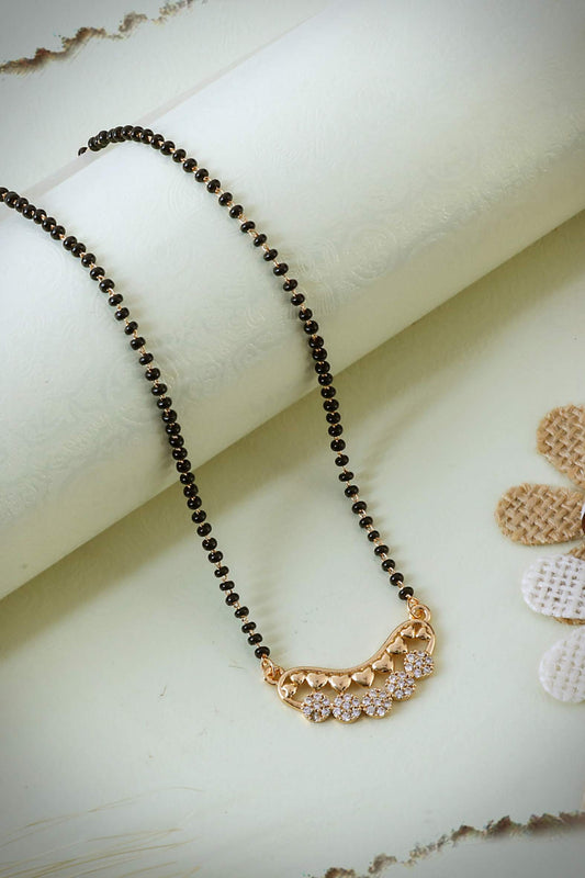 Sigma Western Wear Striking American Diamond Studded Women's Mangalsutra
