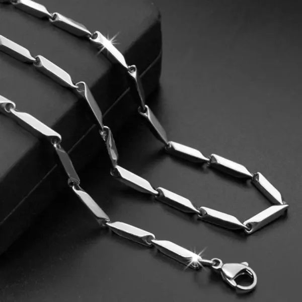 Sigma Rice Chain for Men and Boys Stainless Steel Chain
