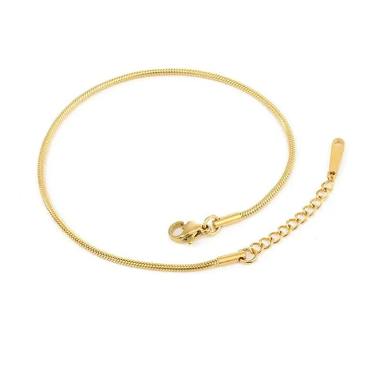 Sigma Minimal flat chain bracelet for women