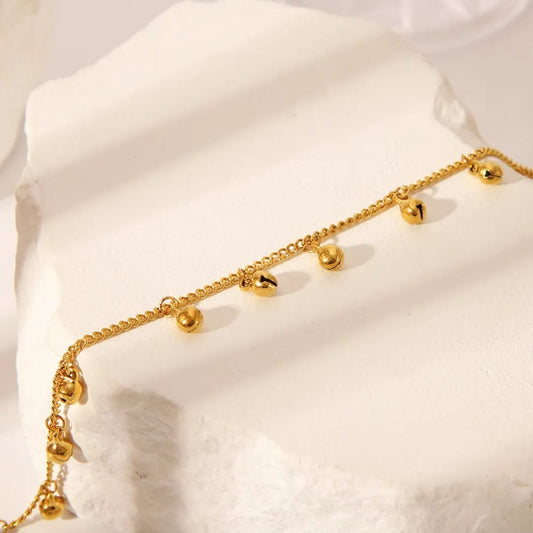 Sigma Golden Bead Bracelet For College Going Girls