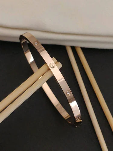 Sigma 18k Rose gold plated Unisex kada
