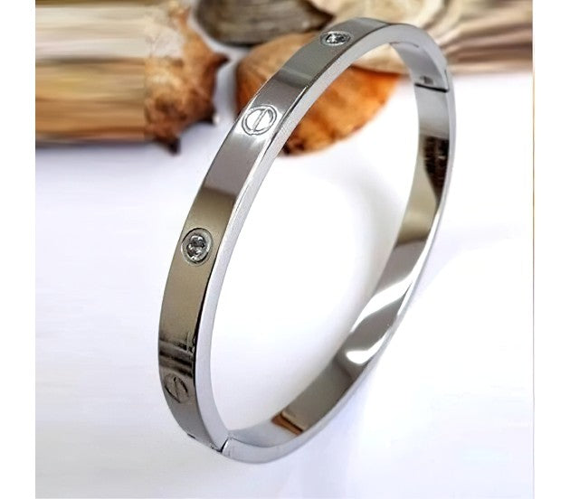 Sigma Silver Unisex Kada for daily wear