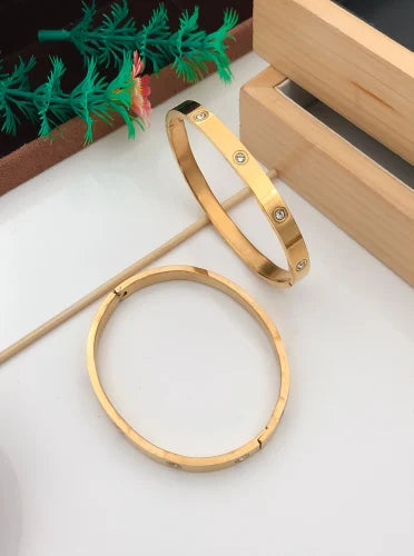 Sigma 18k Gold plated unisex daily kada
