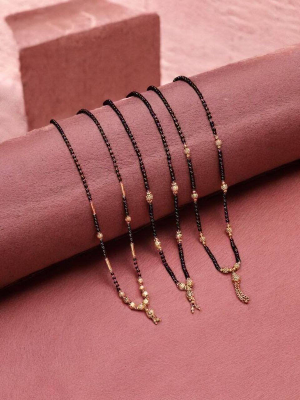 Sigma Attractive Mind Blowing Fancy Traditional Allure New Combo of 3 CollectionTraditional Mangalsutra For Women Stylish