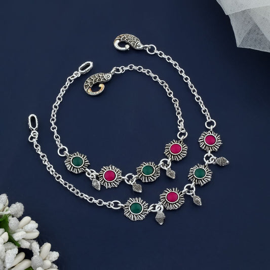 Sigma Scarlet Charm Matte Anklet