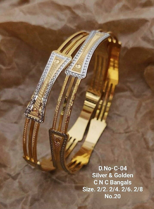Sigma Silver & golden C N C Bangals