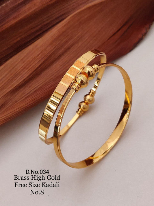 Sigma Brass  High Gold Free Size Kadali