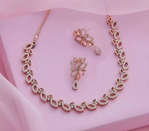 Sigma Annu Creation trendy Jewellery set Neckalce with Earrings for Women and Girls