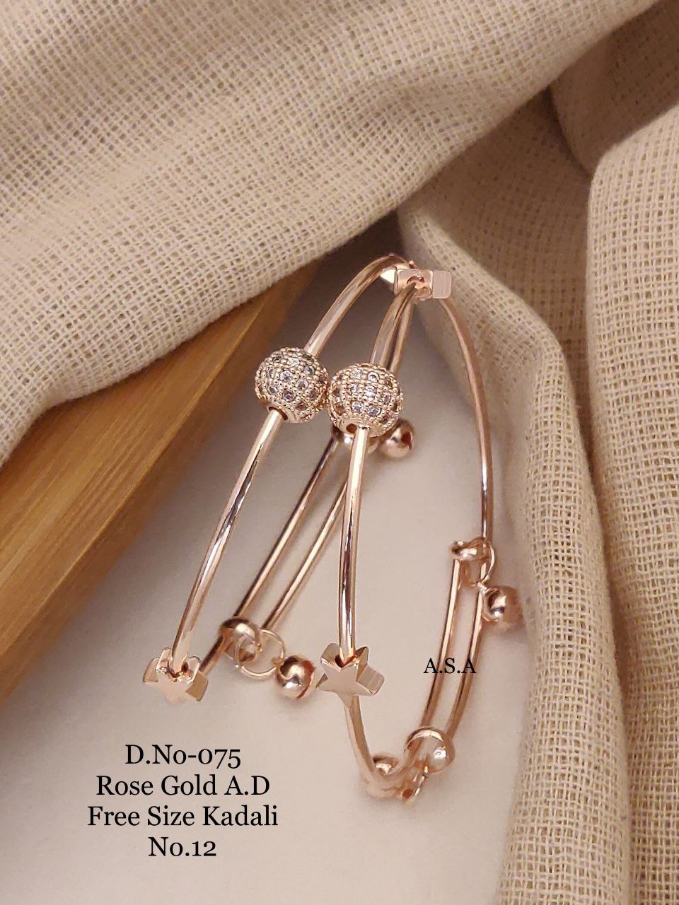 Sigma Rose Gold A.D Free Size Kadali