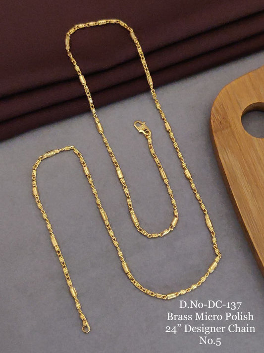 Sigma Brass Micro Polish Designer chain